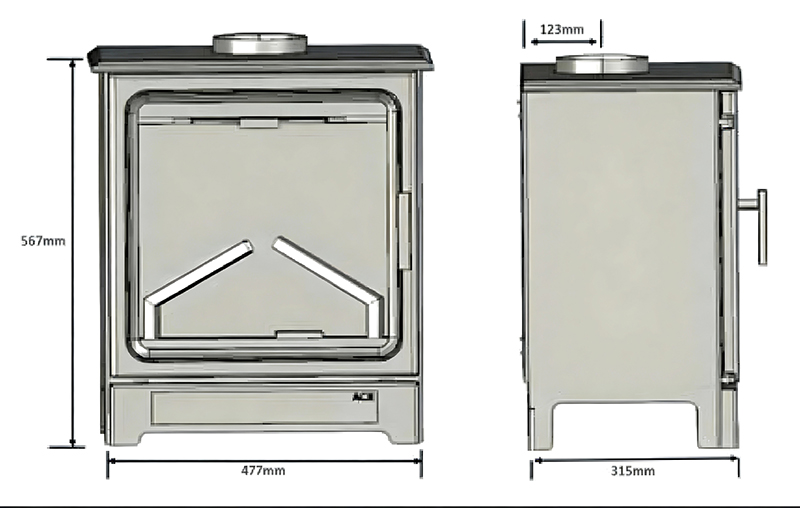 ACR Kelowna Gas Stove Sizes