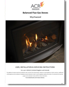 ACR Wychwood Gas Stove Instructions