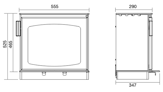 ACR Wychwood Stove Sizes