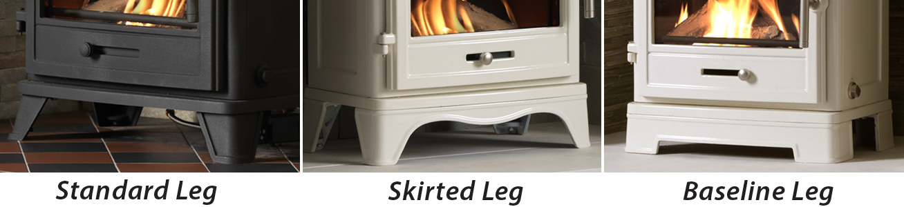 Bassington Gas Stove Leg Options