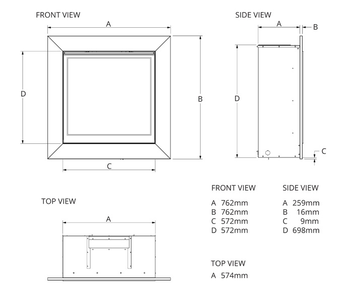 Collection by Michael Miller Asencio Gas Fire Sizes