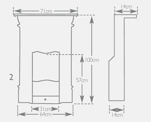 Carron Crocus Cast Iron Fireplace Sizes