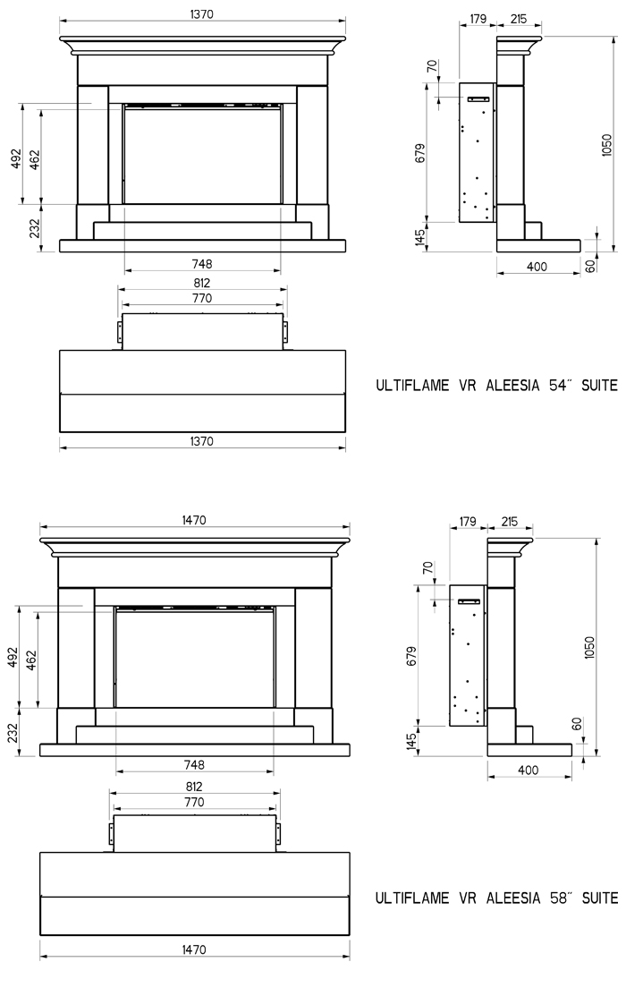 Celsi Aleesia Illumia Sizes