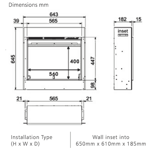 Celsi Ultiflame VR Celena Sizes