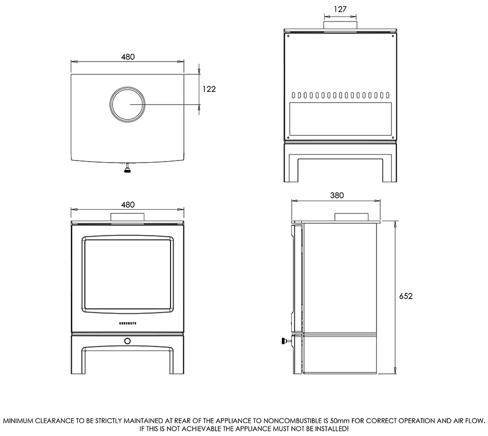Chesneys Sanctuary Gas Stove