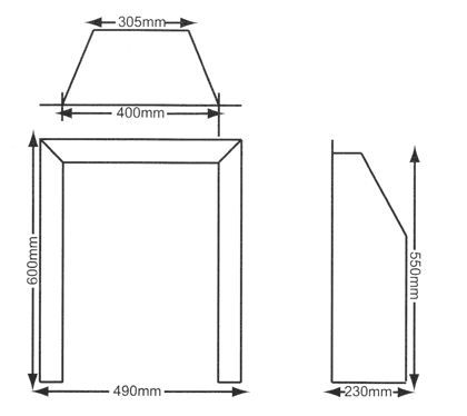 Crystal Fires Montana High Efficiency Gas Fire Sizes