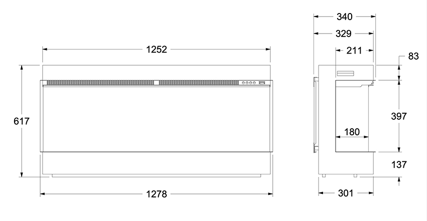 Celsi DLX 1250 Fire Sizes