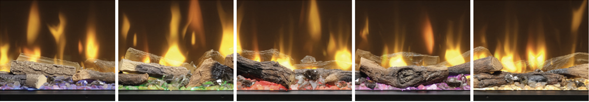 Dimplex Ignite Bold Fuel Bed Colours