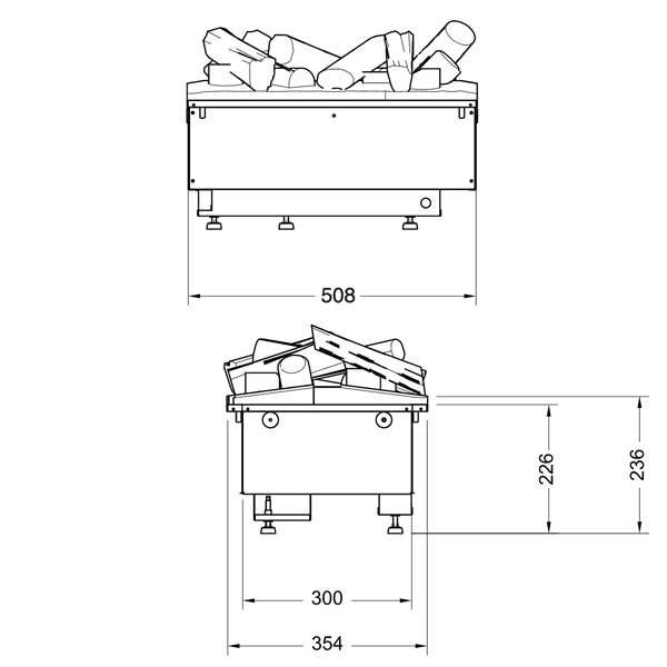 Dimplex Cassette 500 Sizes