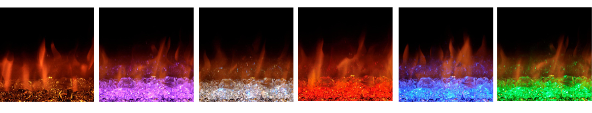Dimplex Prism LED Flame Colours