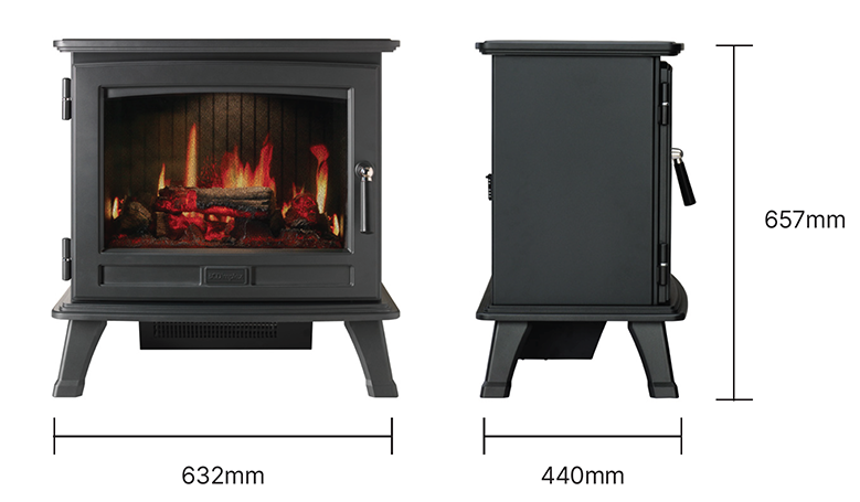 Dimplex Sunningdale Sizes