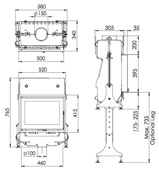 Dovre Zen 100 Sizes