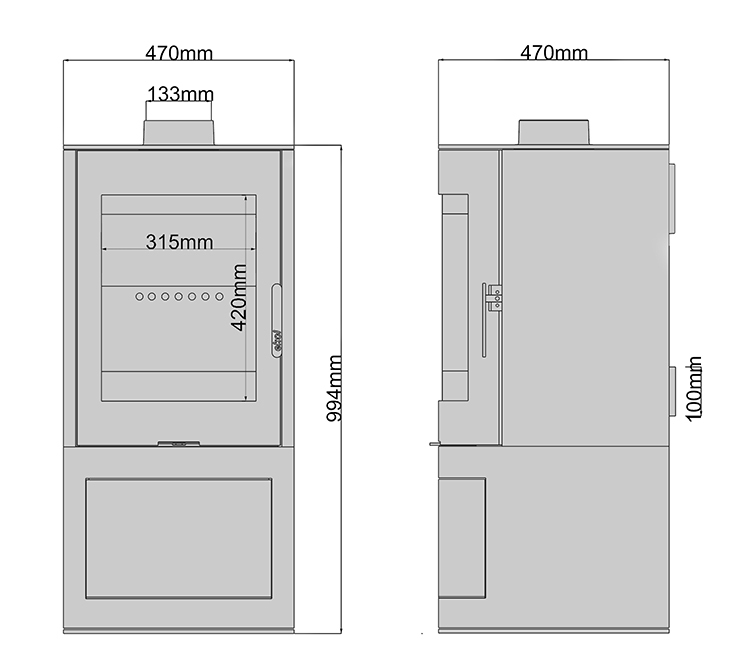 Ekol Linx Stove Sizes Manchester