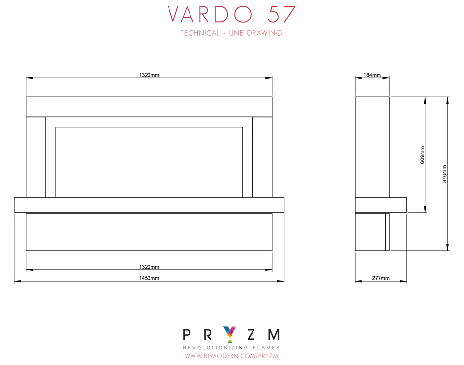 Vardo 57" Suite Dimensions