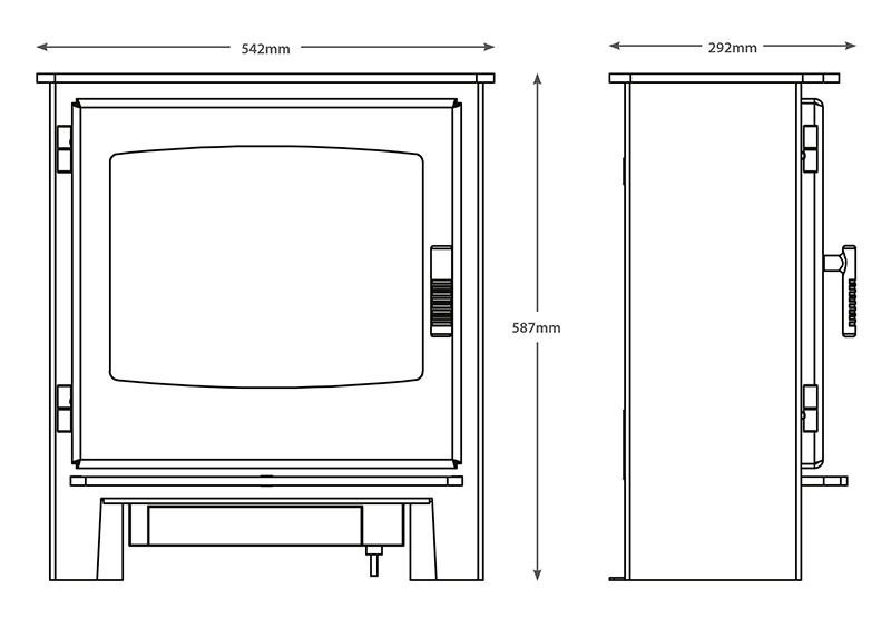 Desire 7 Electric Stove Sizes