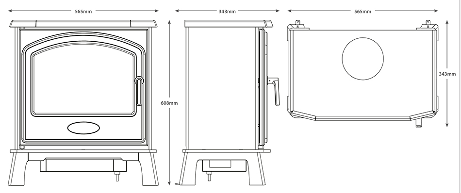 Hereford 7 Stove Sizes