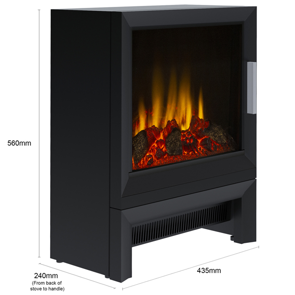 FLARE Collection Qube Electric Stove Sizes
