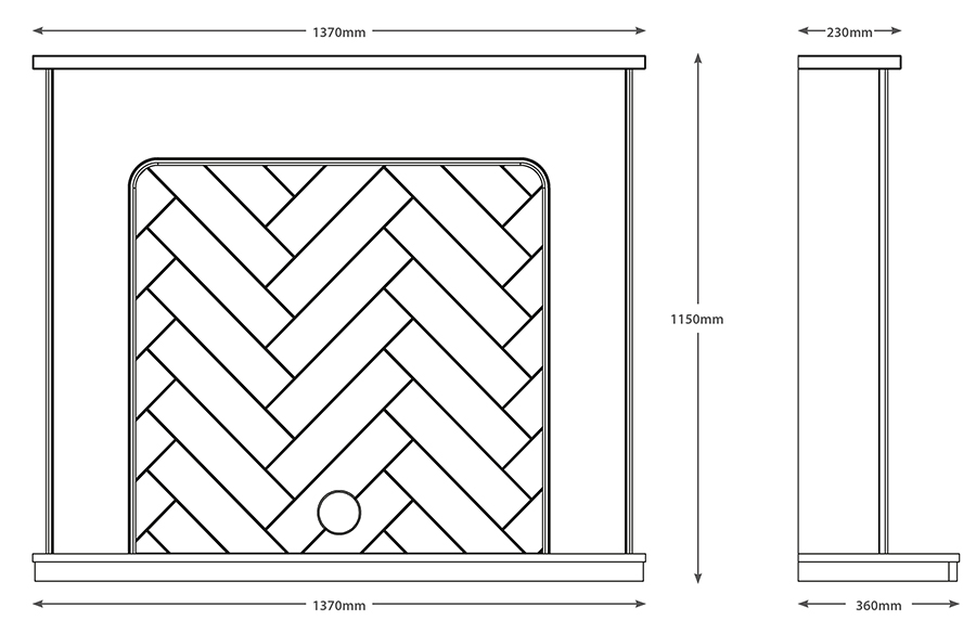 FLARE Sennen Inglenook Suite Sizes
