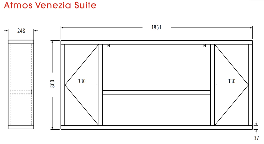 FireFX Atmos Venezia Suite Dimensions
