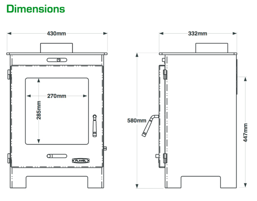 Flavel Arundel Stove Sizes