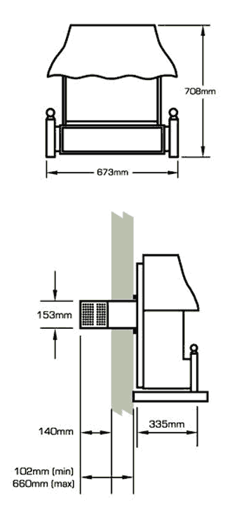 Flavel Emberglow Balanced Flue Sizes