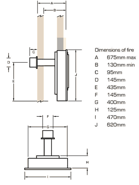 Flavel Orchestra Balanced Flue Sizes