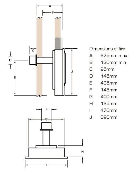 Flavel Raglan Balanced Flue Sizes