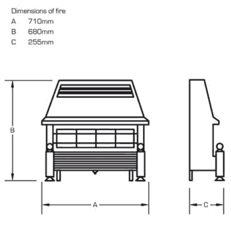 Flavel Regent LFE Sizes