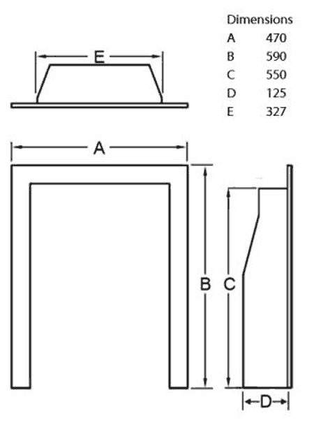 Flavel Windsor HE Contemporary Gas Fire