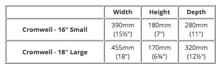 Gallery Cromwell Fire Basket Sizes