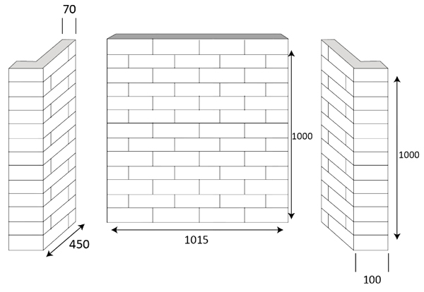 Gallery Rustic Brick With Returns Only Fireplace Chamber Panels Sizes