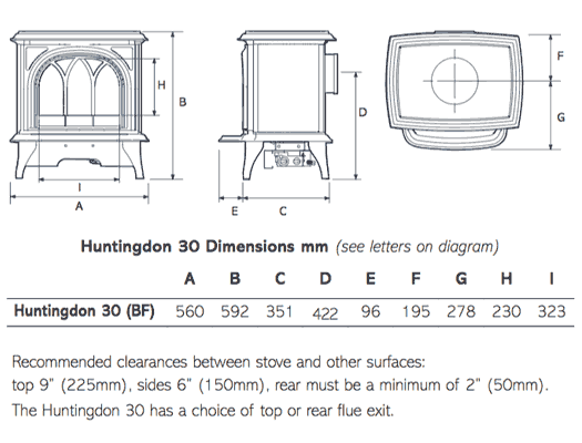 Gazco Huntingdon 30 Balanced Flue Gas Stove