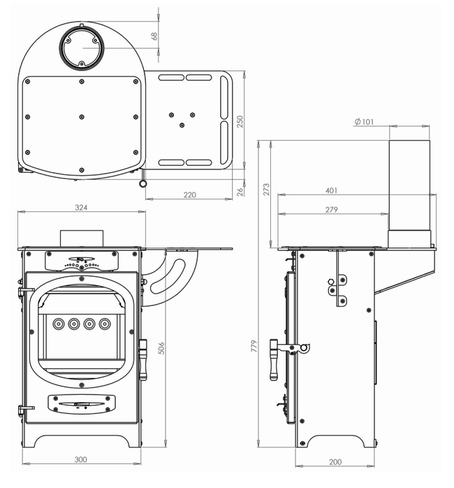 Go Eco Adventurer 5 Stove Sizes