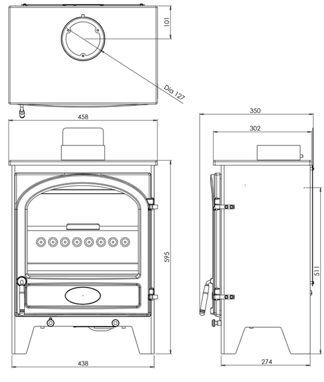 Go Eco Excel stove sizes