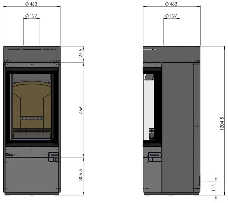 Hunter Halo Stove Sizes