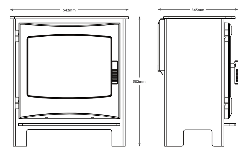 Ignite 7 Gas Stove Sizes