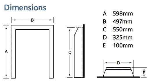 Kinder Nevada Gas Fire Sizes