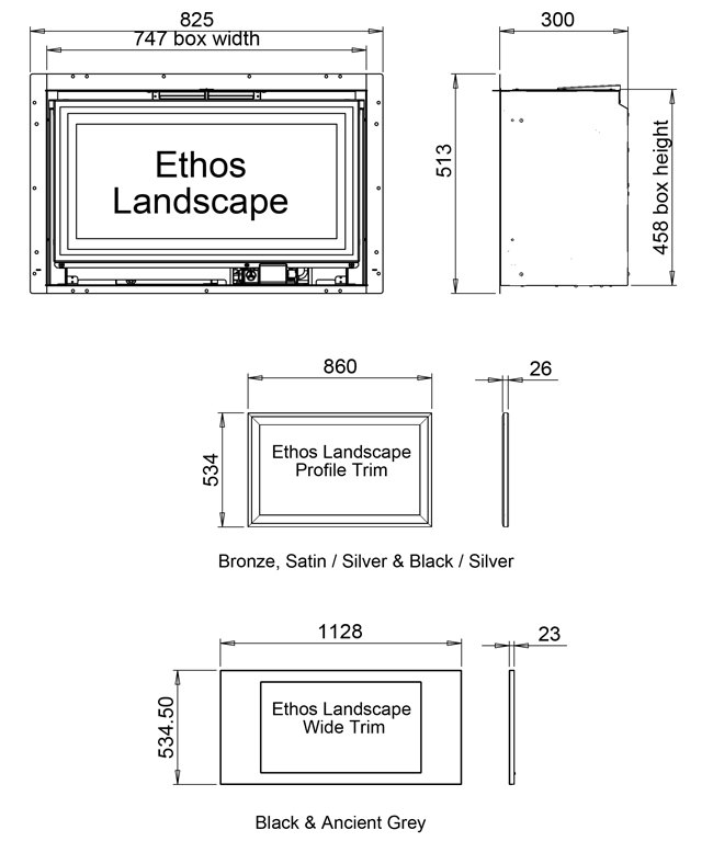 Legend Ethos Landscape Gas Fire