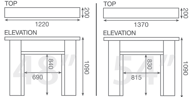 Pureglow Hanley Fireplace Surround Sizes