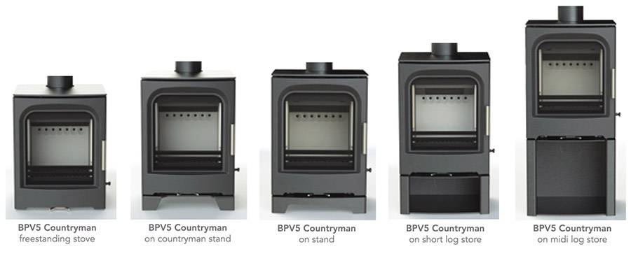 Purevision BPV5 Countryman Multi-Fuel Stove Plinth Options