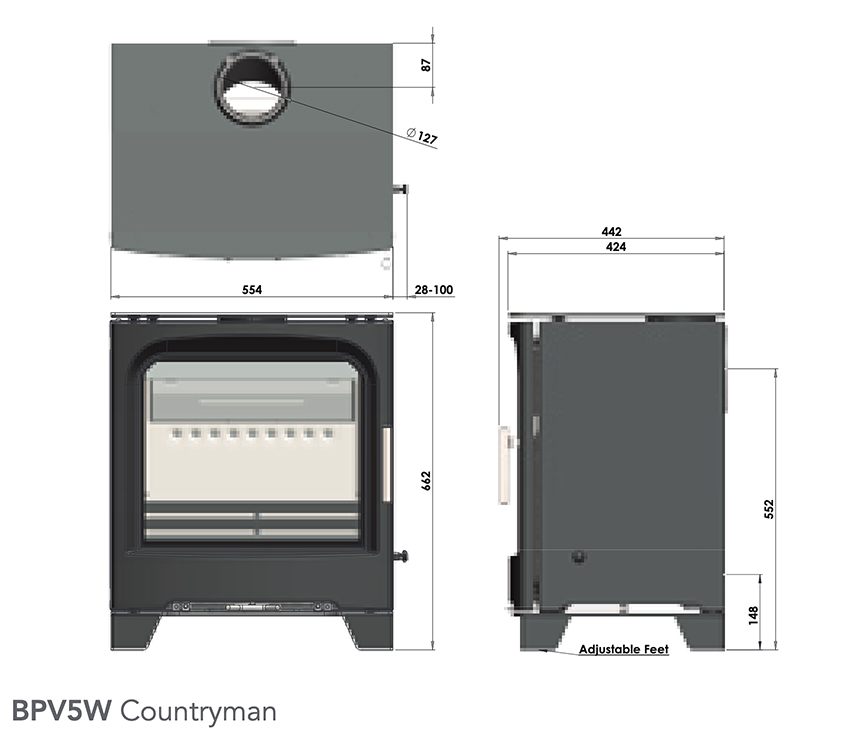 Purevision BPV5W Countryman Wide Sizes