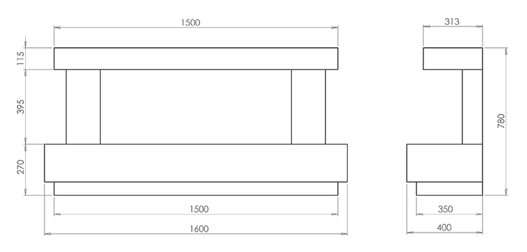 Nira Suite with Solus VS100 Fire Dimensions