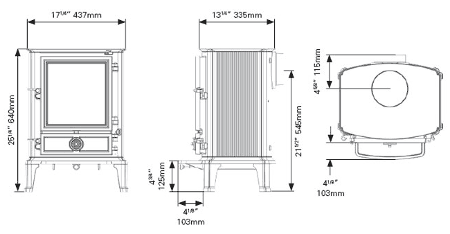 Stovax 2CB Wood Stove