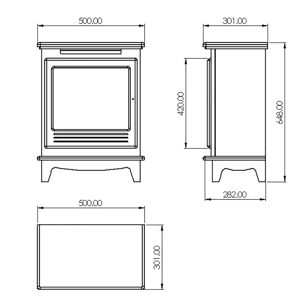 Suncrest Morpeth Electric Stove Sizes