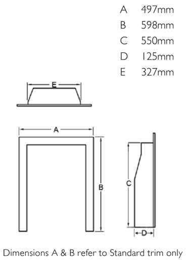 Verine Midas HE High Efficiency Convector Gas Fire