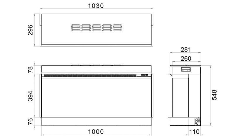 Vision Solus VS100 Sizes