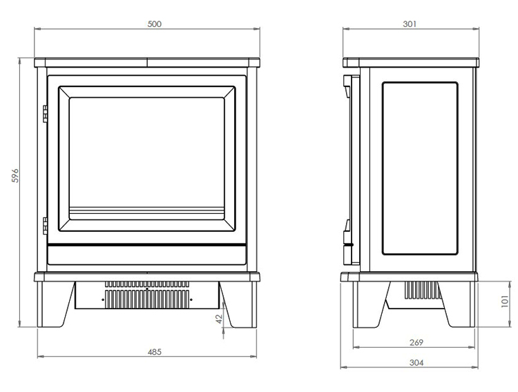 Horizon Stove Sizes | Vision Solus
