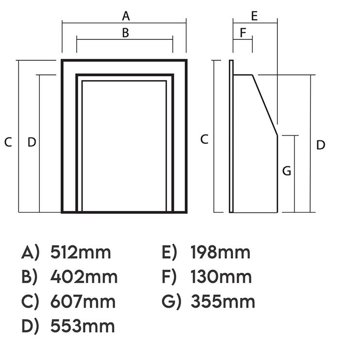 Wildfire Cavello XE Fire Sizes