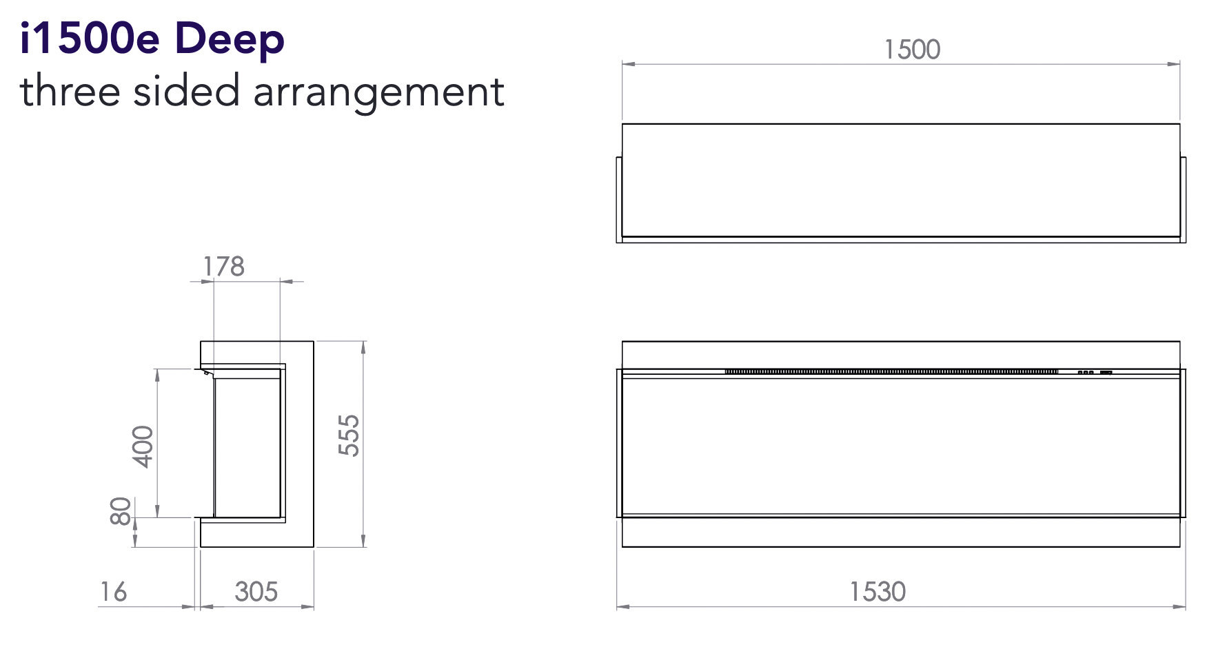 i1500e Deep Electric Fire Sizes