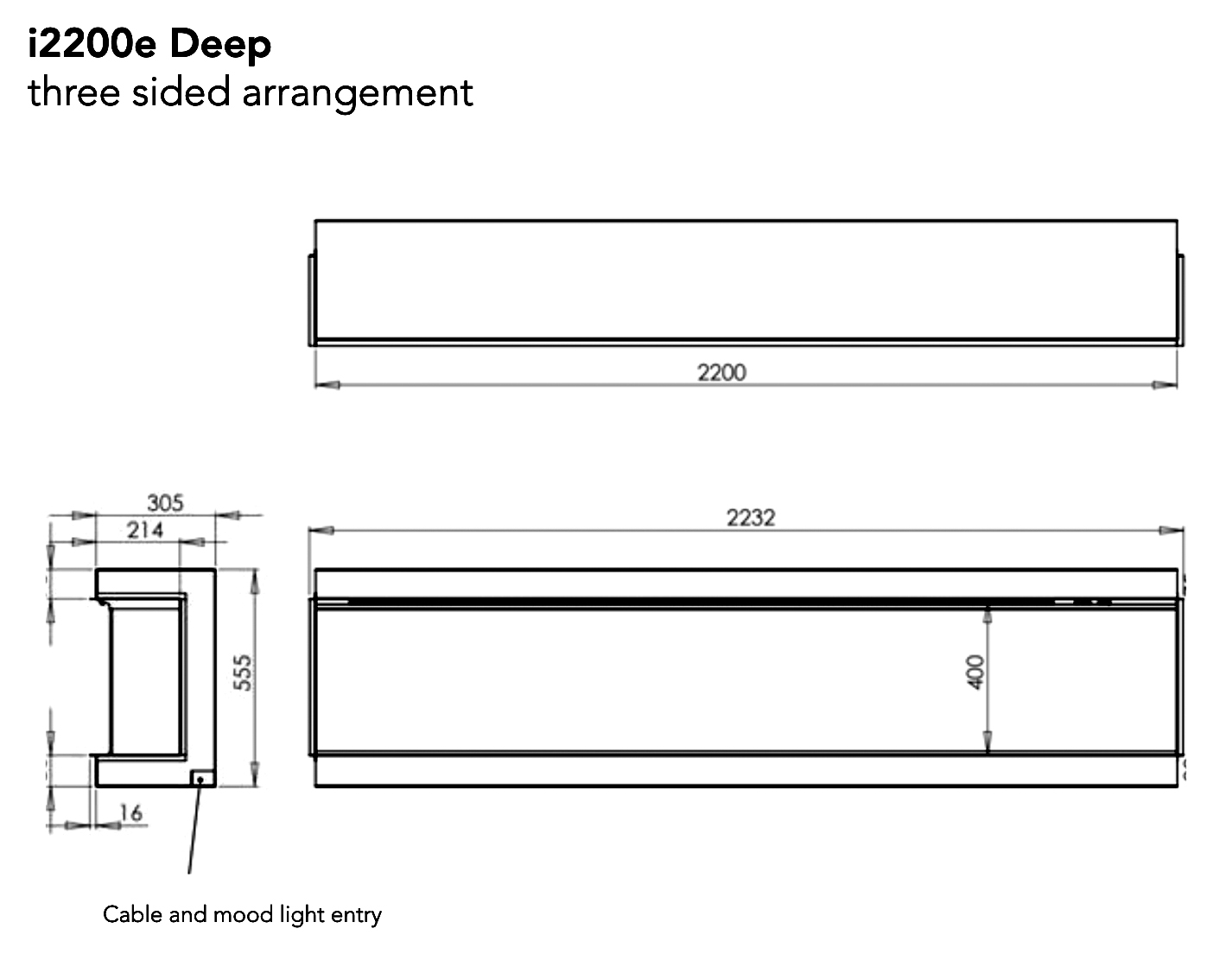 iRange i2200e Deep Sizes